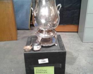 Antique like silver plated 50 cup Coffee Urn