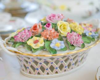 Herend Flower Basket