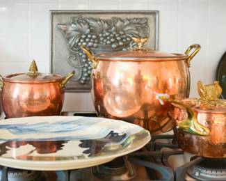 Ruffono Copper Pots