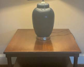 Deep Blue Lamp Coffee Table 
