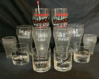 CocaCola, Jack Daniels  Budwiser Cups