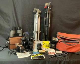 Nikon, Vivitar, And Velbon Camera Accessories