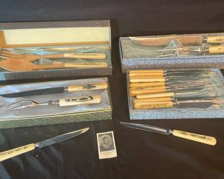 Wilbur Walluk Engraved Knifes 