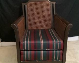 Canned Upholstered Rocker 
