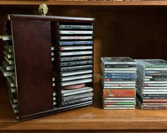 Compact Discs And Organizer 