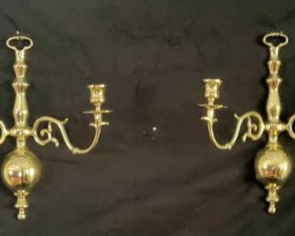 Double Trouble Brass sconces 