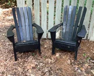 Black Lawn Chair 