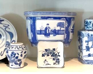 Blue On White