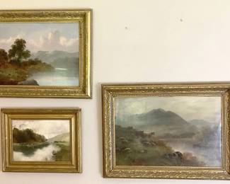 Landscape Painting Trio 