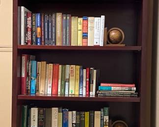 Cherry Bookshelf With Books