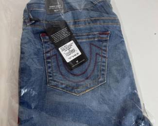 73 NewWomensTrueReligionSize31US12MidRiseSuperSkinnyJeans