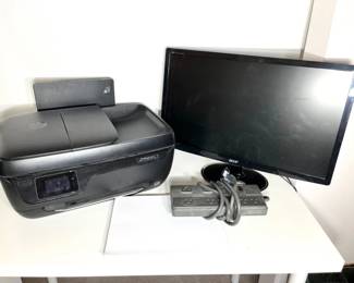 41 AsusMonitorandHPPrinter