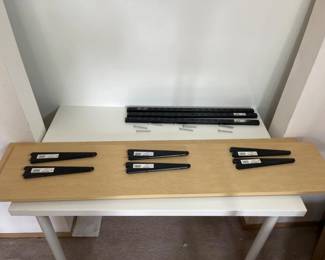56 IKEATwo48WallMountedBracketShelfSet