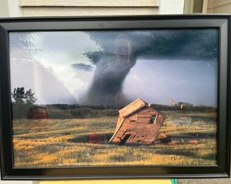 59 TornadoonthePlainsBlowingDownanOldHousePhoto