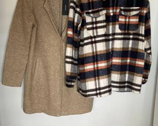 23 VeroModaBrushedKatrineJacketandSizeLargeWomensFlannel