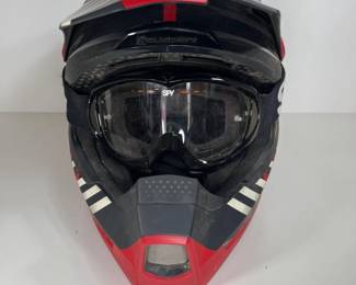 52 ThorQuadrant2SizeMediumMotorcycleHelmetwithSpyBrandGoggles