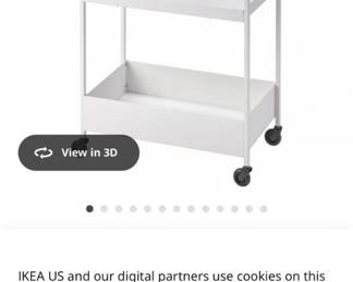 145 IKEANissaforsCartUnknownColorNewinBox