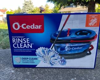 146 OCedarEasywringRinseCleanMicrofiberSpinMopSystemNewinBox