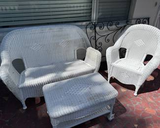 Plastic wicker for your outside patio
