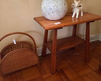 Wooden Table
Like new lamp