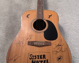 SISTER HAZEL - signed Guitar