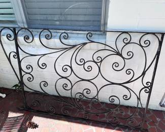Iron gate would make a great trellis