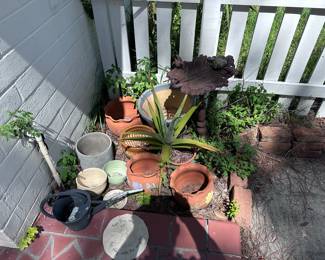Plenty of flower pots to choose from from