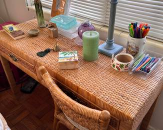 Cain Desk and Chair