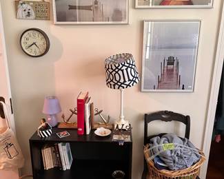 Art and bookcase