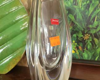 Baccarat crystal vase