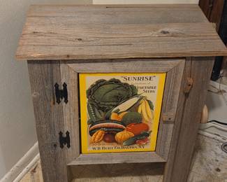barn wood shelf 