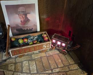 lighted wagon
