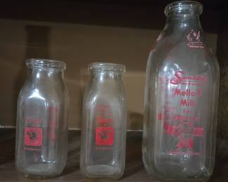 milk bottles 