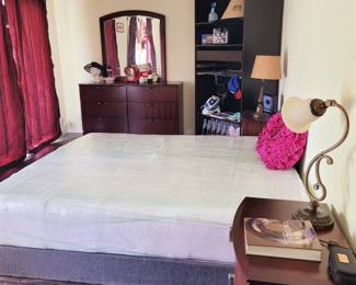 $100 - SAT... Cal King mattress set