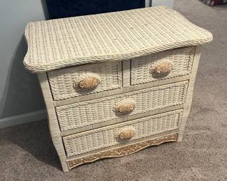 WICKER NIGHTSTAND