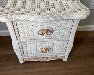 WICKER NIGHTSTAND