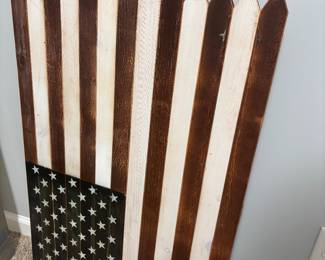 WOODEN FLAG