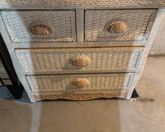 WICKER CHEST
