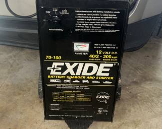 EXIDE BATTERY CHARGER STARTER