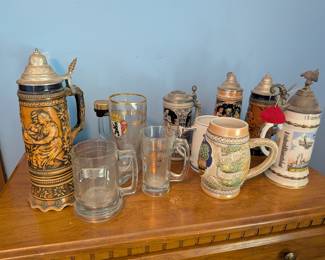 Bear Steins and mugs