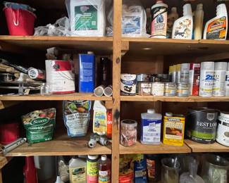 PAINT SUPPLIES, FERTILIZER