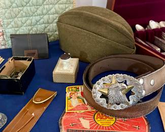 BELT BUCKLE, MILITARY HAT