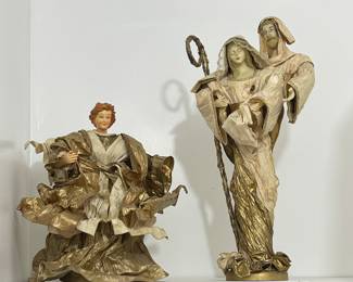 PAPER MACHE HOLY FAMILY