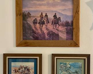 WESTERN FRAMED ART