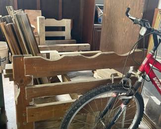 WOODEN TWIN BED
