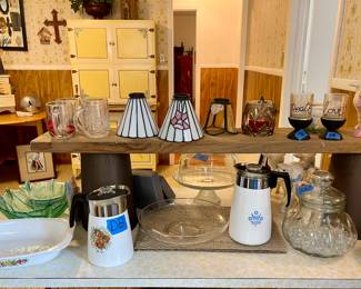 CORNING WARE COFFEE PERCOLATORS