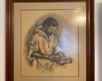 SIGNED ART STATING COPIED BY BROWNIN G ‘89