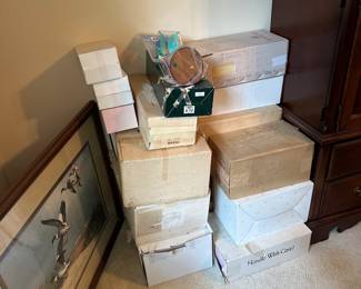 The rest of the porcelain dolls unopened