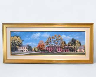 "Payton R Street Scene" Oil on Canvas by Gulay Berryman