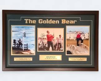 The Golden Bear Jack Nicklaus signed Photograph
